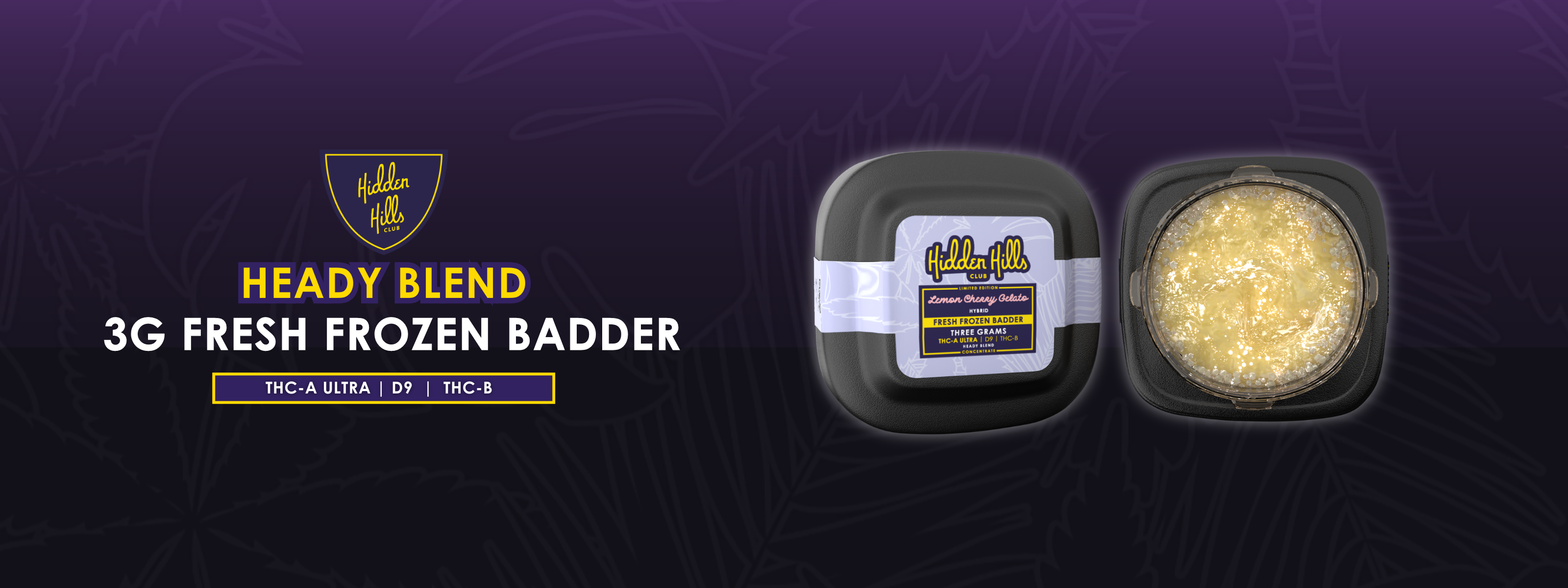 3g Badder Heady Blend: Wax Concentrates of THCA, THCB, and Delta 9 Wax