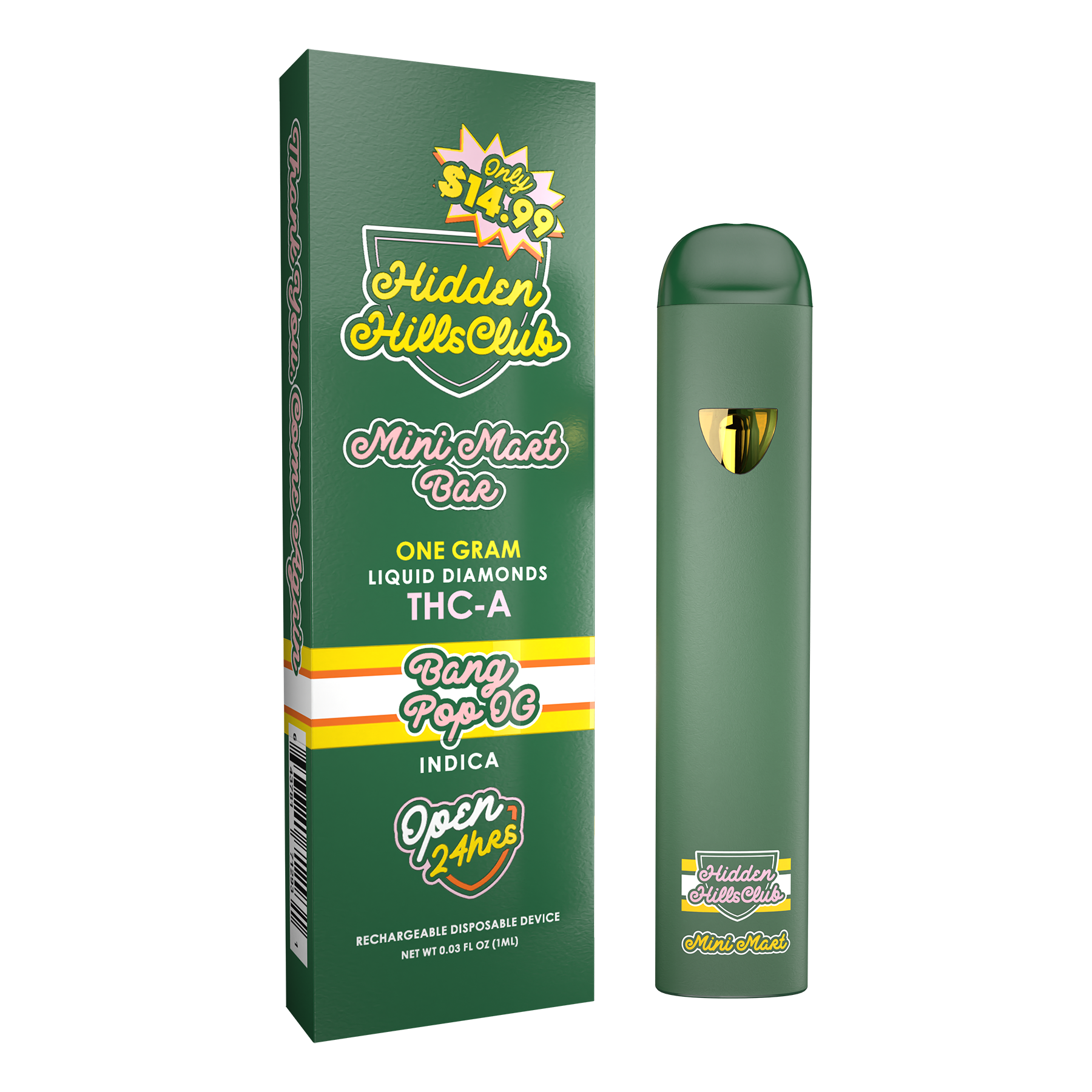 Bang Pop OG | Indica Disposable | Mini Mart