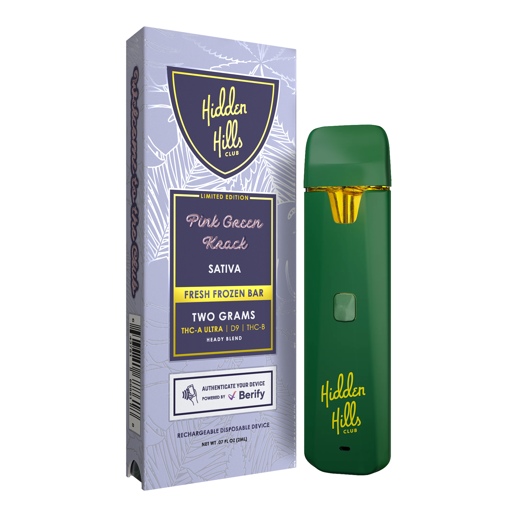 THC-A Ultra Pink Green Crack Sativa Heady Blend