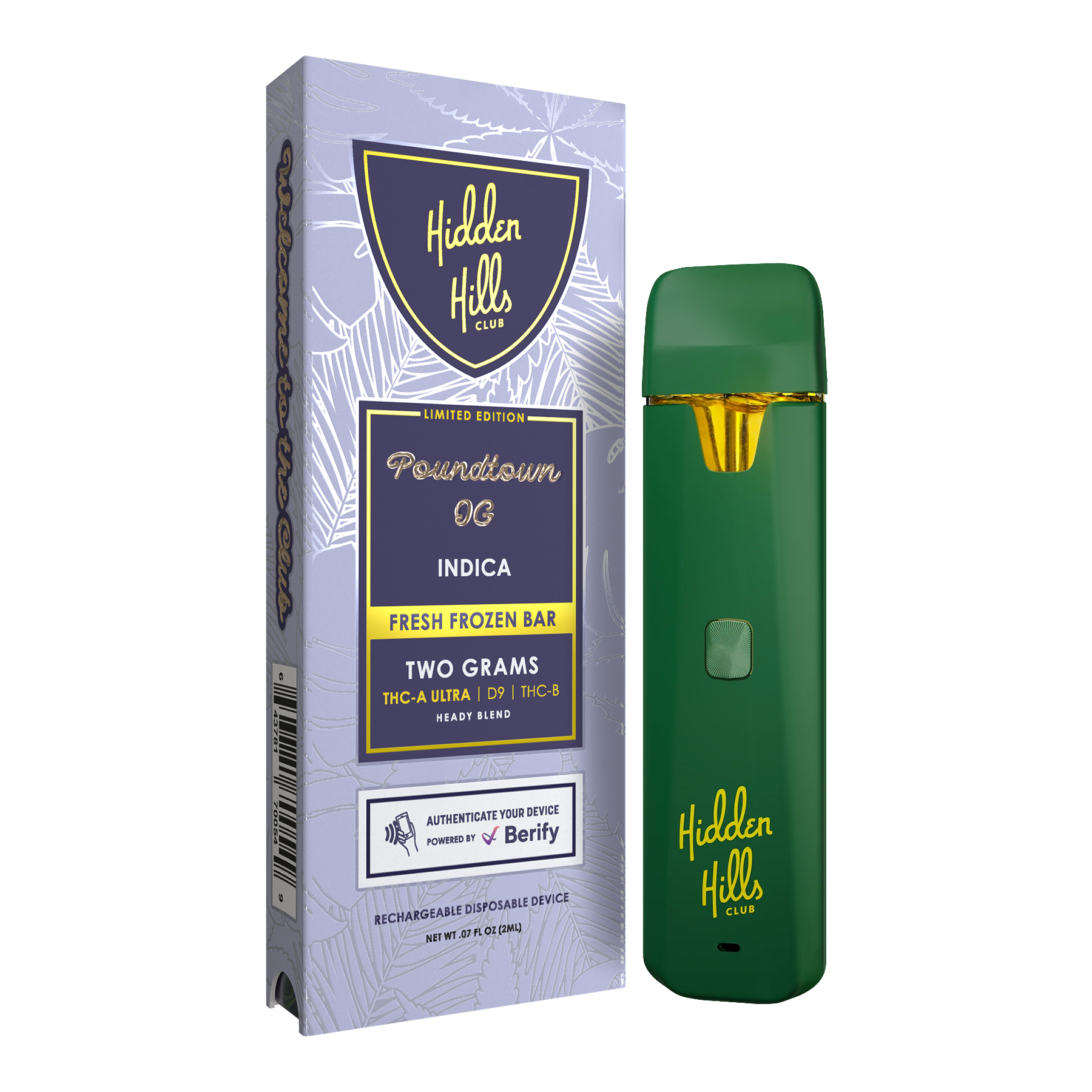 Poundtown OG | Indica | Heady Blend vape