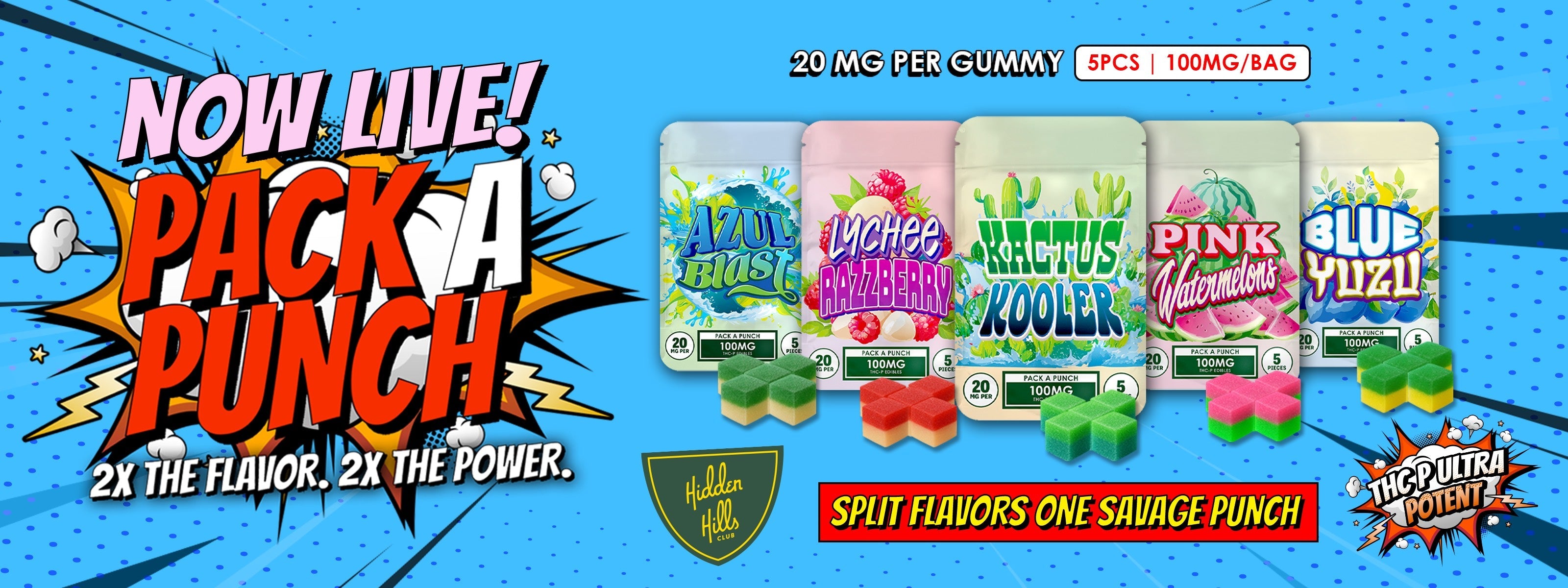 Pack-A-Punch 100MG Edibles
