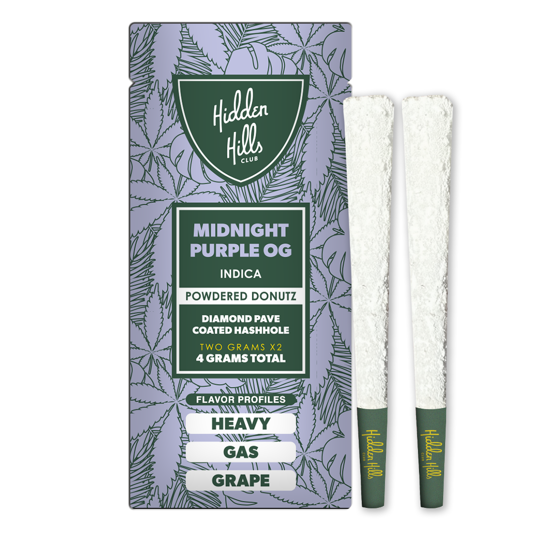 Midnight Purple OG | THCA Powdered Donutz | Indica